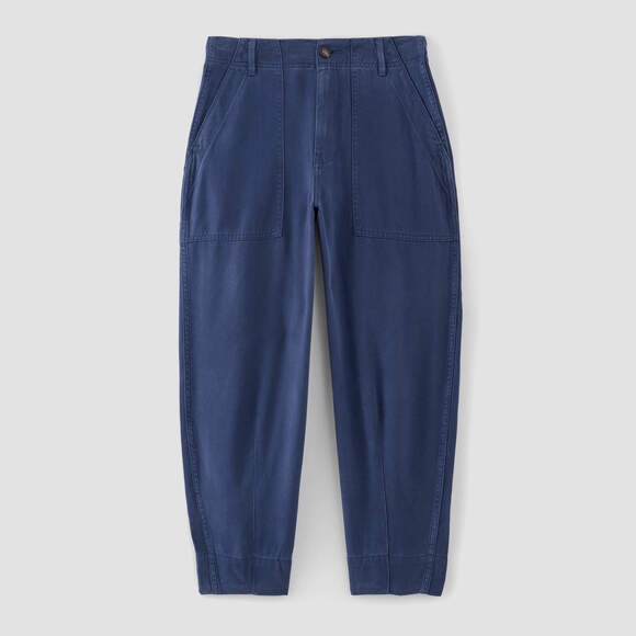 Everlane Women's Utility Pant in Buttersoft in Dark Blue, Size 8 - Picture 8 of 8